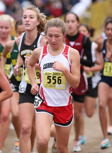 2009 CIF XC Girls D2-049.JPG - 2009 California CIF Cross Country Championships, Woodward Park, Fresno, California